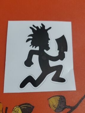 Black Hatchetman Vinyl Sticker
